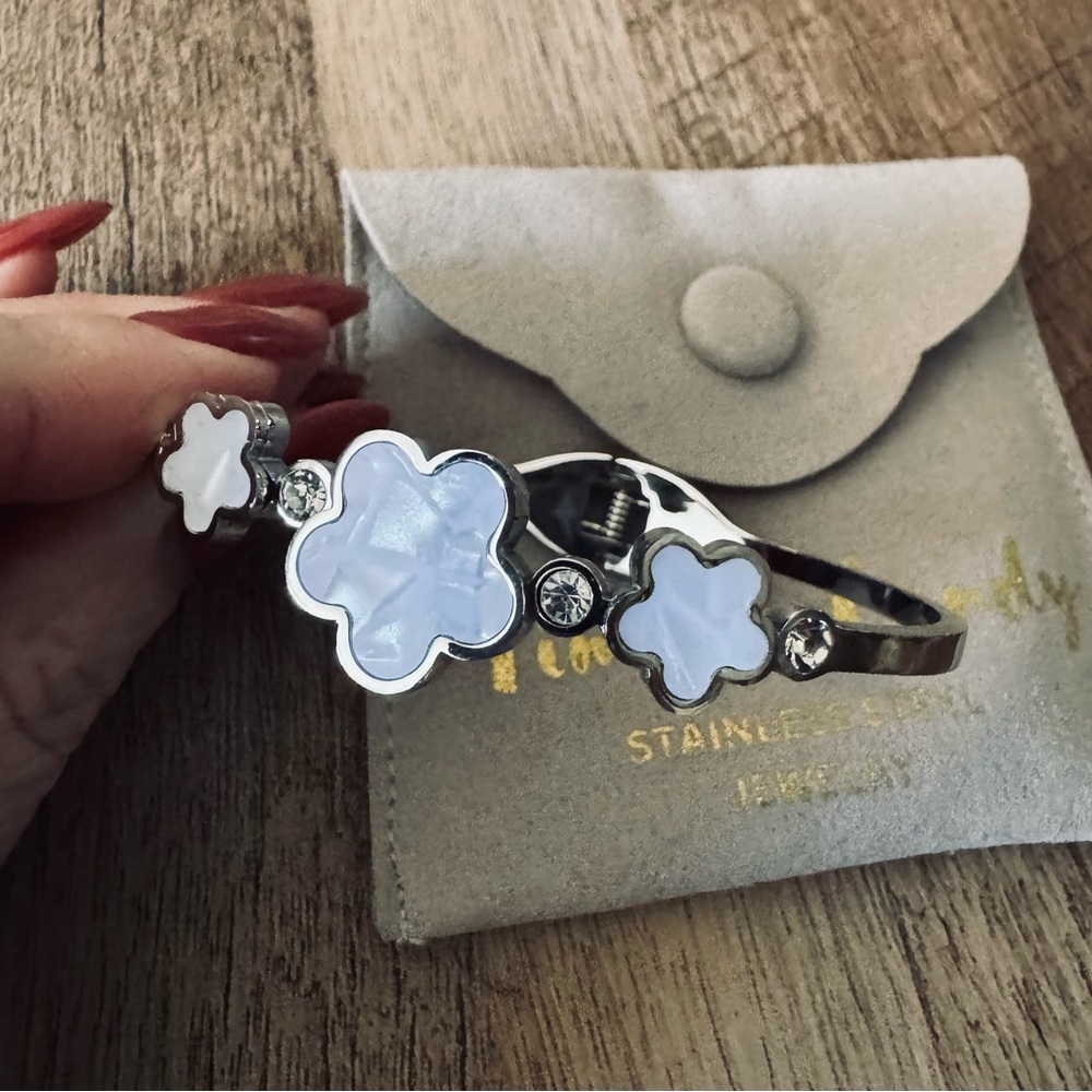 Mother of Pearl & Sterling Silver Bracelet